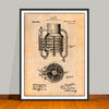 1906 Whiskey Still Patent Print - Unframed