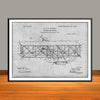 1906 Wright Brothers Flying Machine Patent Print - UNFRAMED