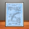 1907 Mathematical Instrument Patent Print - Unframed