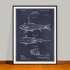 1908 Artificial Bait Patent Print - Unframed