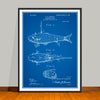 1908 Artificial Bait Patent Print - Unframed