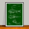 1908 Artificial Bait Patent Print - Unframed