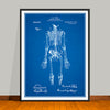 1909 Anatomical Skeleton Patent Print - UNFRAMED