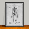 1909 Anatomical Skeleton Patent Print - UNFRAMED