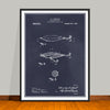 1909 Lockhart Antique Fishing Lure Patent Print - UNFRAMED