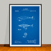 1909 Lockhart Antique Fishing Lure Patent Print - UNFRAMED