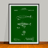 1909 Lockhart Antique Fishing Lure Patent Print - UNFRAMED