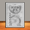 1910  Hovland Gear Patent Print - UNFRAMED