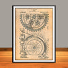 1910  Hovland Gear Patent Print - UNFRAMED
