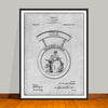 1912 Trained Nurse's Pin Patent Print - UNFRAMED