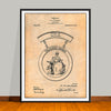 1912 Trained Nurse's Pin Patent Print - UNFRAMED