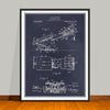1913 Naysmith Chiropractic Table Patent Print - UNFRAMED