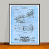 1913 Naysmith Chiropractic Table Patent Print - UNFRAMED