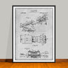 1913 Naysmith Chiropractic Table Patent Print - UNFRAMED