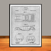 1914 Dodge Brothers Car Body Design Patent Print - UNFRAMED