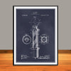 1915 Koken Barber's Pole Patent Print - UNFRAMED