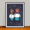 1915 Colorized Raggedy Ann Doll Patent Print - UNFRAMED