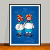 1915 Colorized Raggedy Ann Doll Patent Print - UNFRAMED