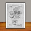 1916 Carrier Method for Cooling Air Patent Print - UNFRAMED