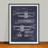 1916 Trumpet and Cornet Patent Print - UNFRAMED