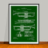 1916 Trumpet and Cornet Patent Print - UNFRAMED