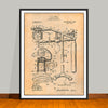 1919 Anesthetic Machine Patent Print - UNFRAMED