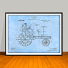 1919 Antique Tractor Patent Print - UNFRAMED