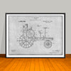 1919 Antique Tractor Patent Print - UNFRAMED