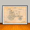1919 Antique Tractor Patent Print - UNFRAMED