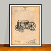 1919 Henry Ford Antique Tractor Patent Print - UNFRAMED