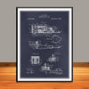1919 Motor Driven Hair Clipper Patent Print - UNFRAMED