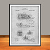 1919 Motor Driven Hair Clipper Patent Print - UNFRAMED
