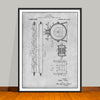 1919 Tesla Valvular Conduit Patent Print - Unframed