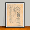 1919 Tesla Valvular Conduit Patent Print - Unframed