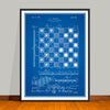 1921 Checker and Chess Board Patent Print - UNFRAMED