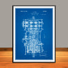 1922 Henry Ford Transmission Patent Print - Unframed