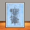 1922 Henry Ford Transmission Patent Print - Unframed