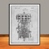1922 Henry Ford Transmission Patent Print - Unframed
