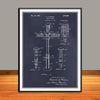 1922 G.A. Morgan - First Traffic Signal Patent Print - UNFRAMED