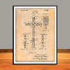 1922 G.A. Morgan - First Traffic Signal Patent Print - UNFRAMED