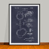 1923 Handcuffs Patent Print - UNFRAMED