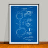 1923 Handcuffs Patent Print - UNFRAMED