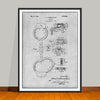 1923 Handcuffs Patent Print - UNFRAMED