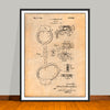 1923 Handcuffs Patent Print - UNFRAMED