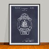 1923 Badge Patent Print - Unframed