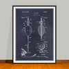 1923 Fishing Bobber Float Patent Print - Unframed