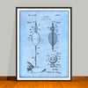 1923 Fishing Bobber Float Patent Print - Unframed