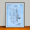 1923 Hartbauer Hunting Knife Patent Print - Unframed
