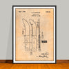 1923 Hartbauer Hunting Knife Patent Print - Unframed