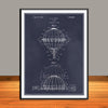 1923 Hot Air Balloon Patent Print - UNFRAMED